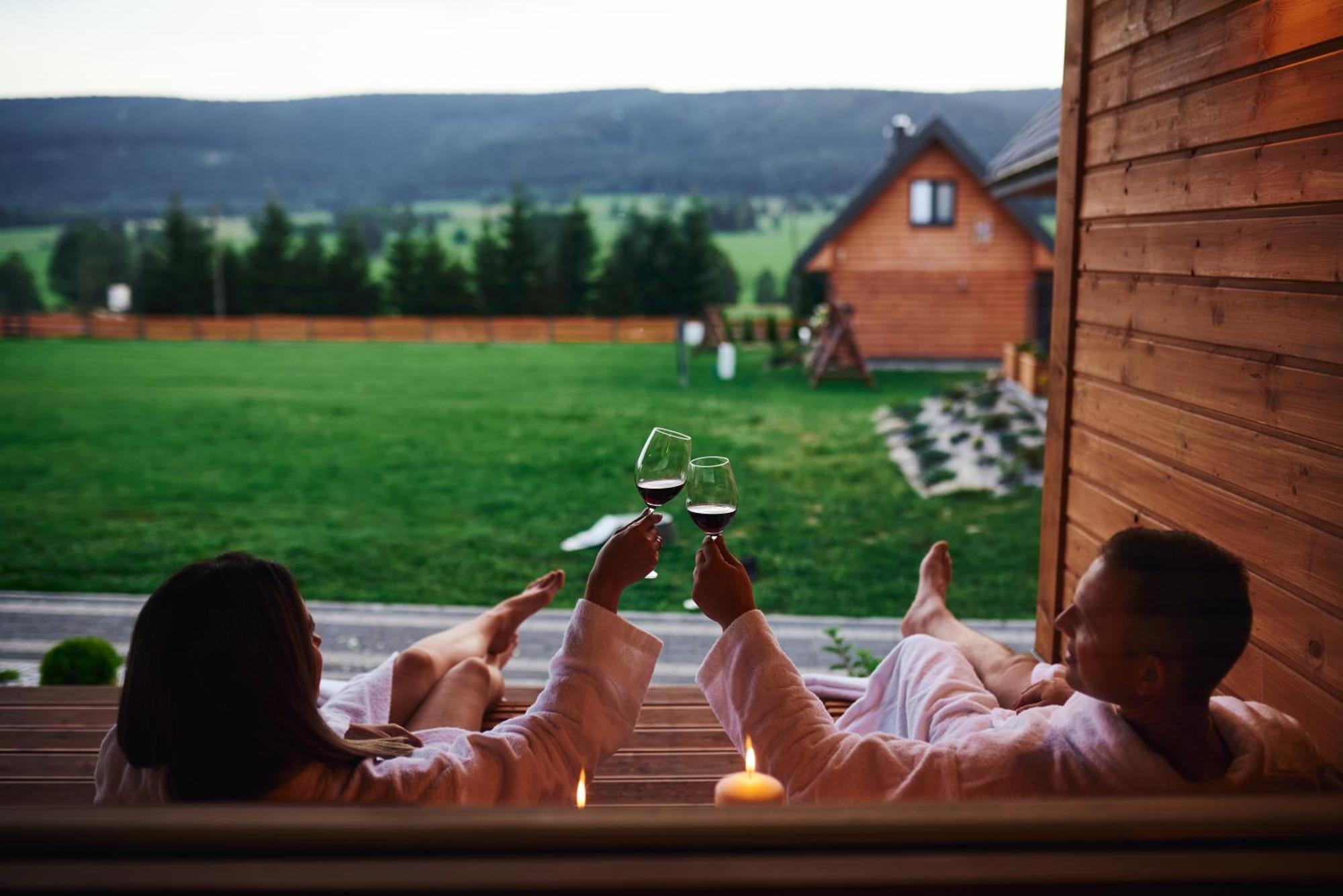 Osada Orlica Klimatyczne Domki Z Widokiem Na Gory I Termalnym Spa Sauna Jacuzzi 4 Km Od Zieleniec Ski Arena Lasowka Экстерьер фото
