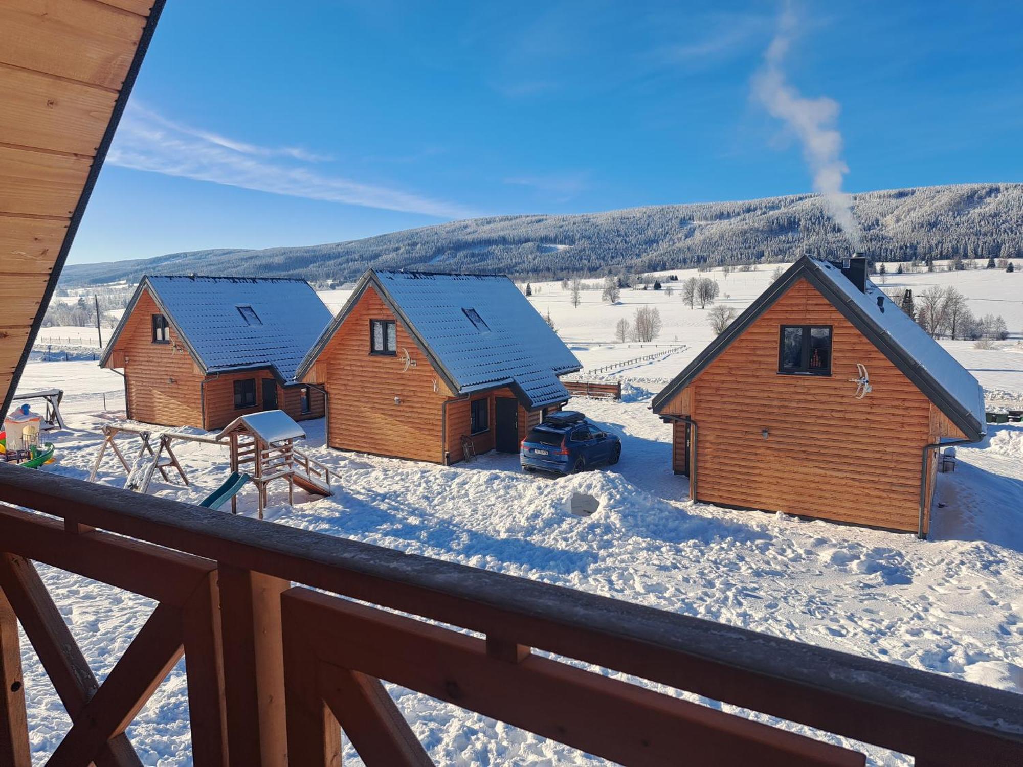 Osada Orlica Klimatyczne Domki Z Widokiem Na Gory I Termalnym Spa Sauna Jacuzzi 4 Km Od Zieleniec Ski Arena Lasowka Экстерьер фото
