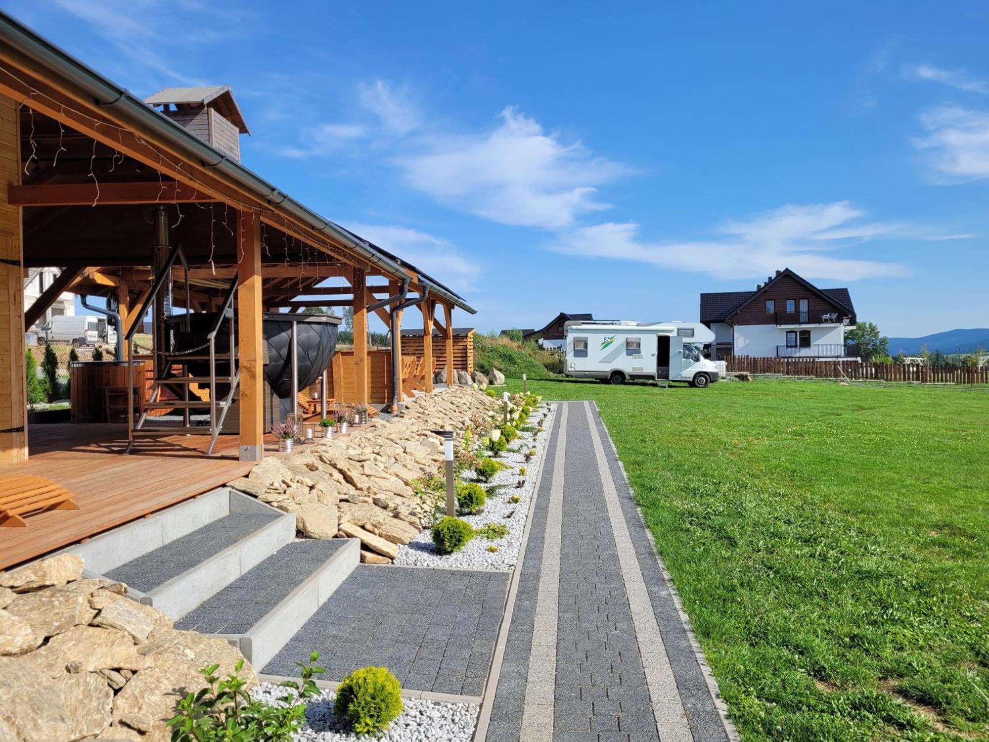 Osada Orlica Klimatyczne Domki Z Widokiem Na Gory I Termalnym Spa Sauna Jacuzzi 4 Km Od Zieleniec Ski Arena Lasowka Экстерьер фото