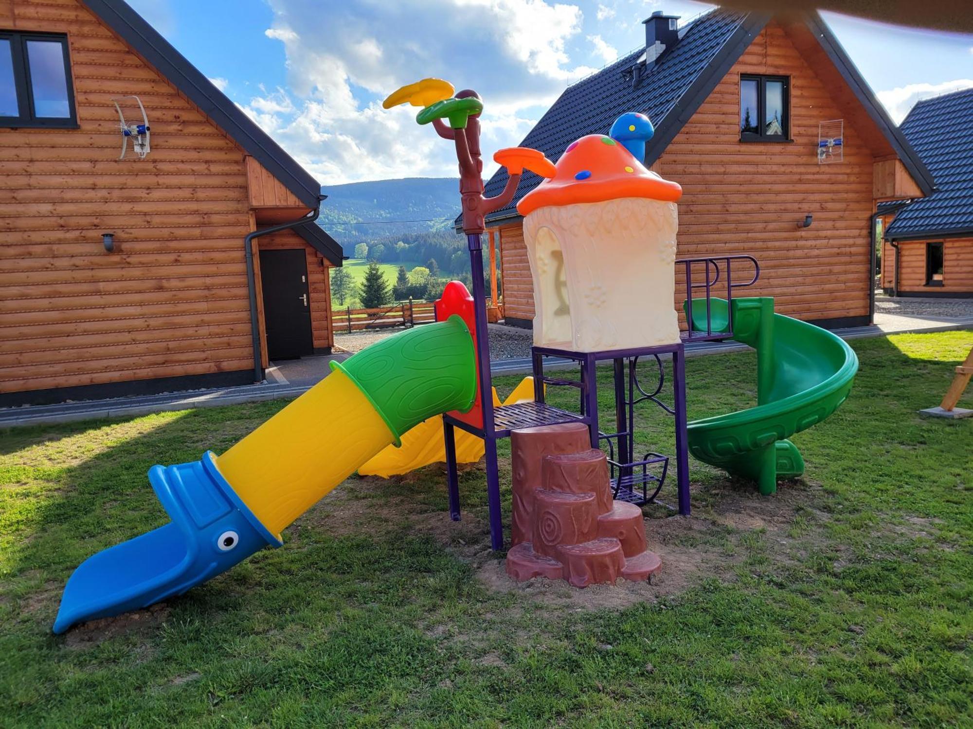 Osada Orlica Klimatyczne Domki Z Widokiem Na Gory I Termalnym Spa Sauna Jacuzzi 4 Km Od Zieleniec Ski Arena Lasowka Экстерьер фото