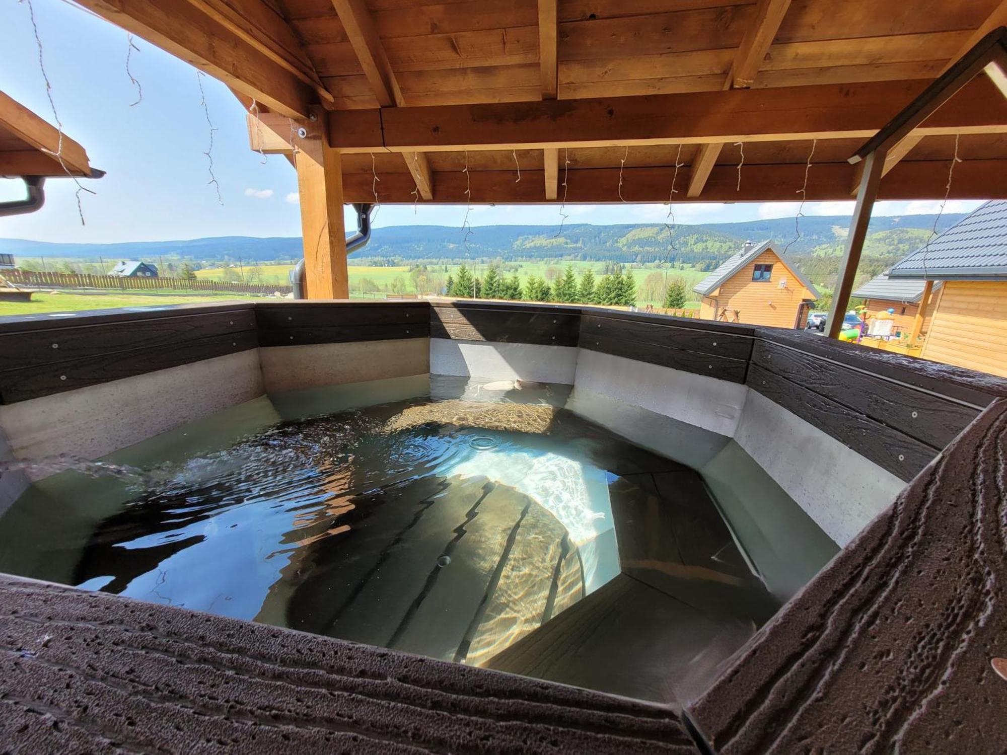 Osada Orlica Klimatyczne Domki Z Widokiem Na Gory I Termalnym Spa Sauna Jacuzzi 4 Km Od Zieleniec Ski Arena Lasowka Экстерьер фото