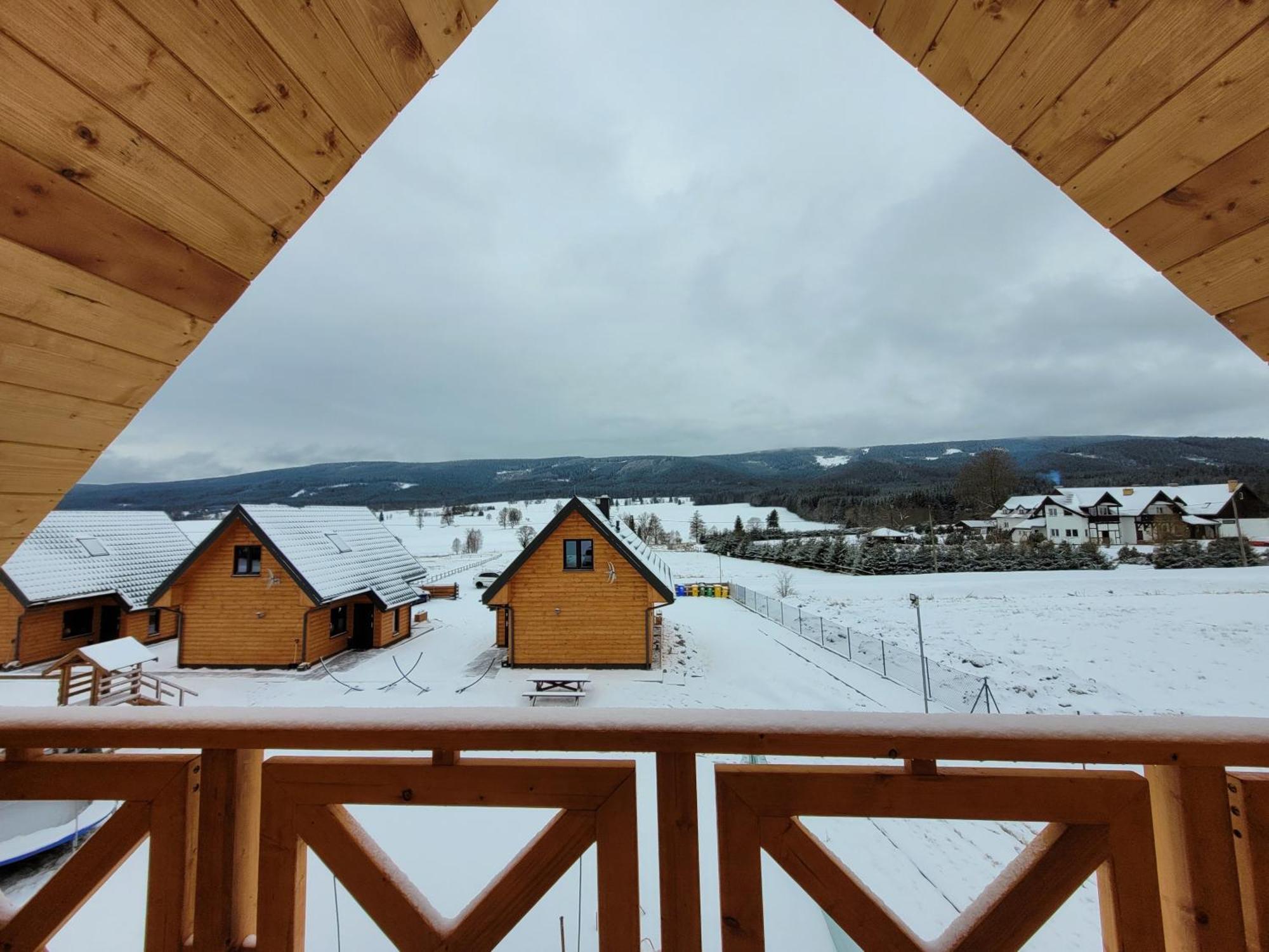 Osada Orlica Klimatyczne Domki Z Widokiem Na Gory I Termalnym Spa Sauna Jacuzzi 4 Km Od Zieleniec Ski Arena Lasowka Экстерьер фото